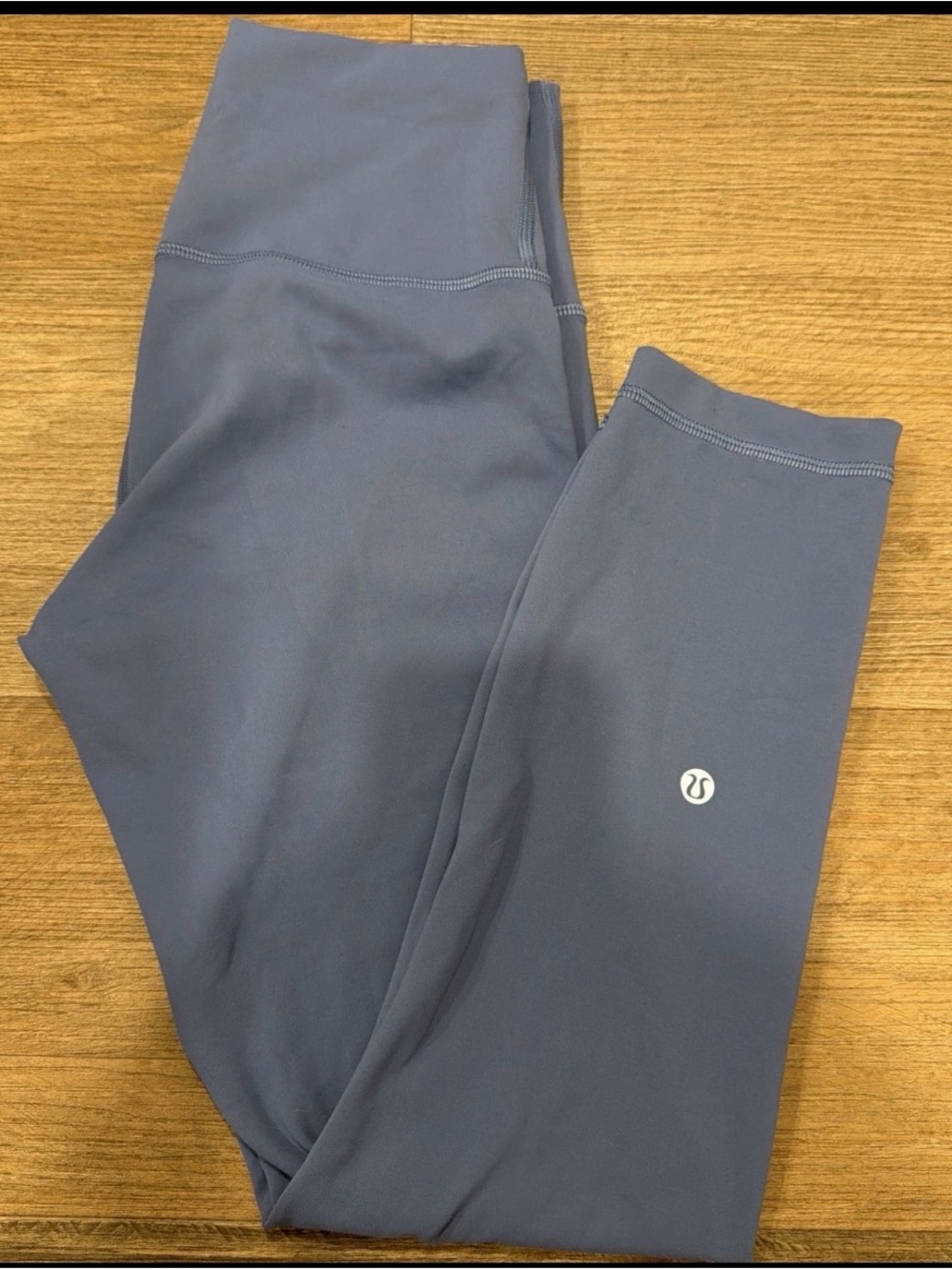 Lululemon Wunder Train High-Rise Crop 23" in Oasis Blue 6